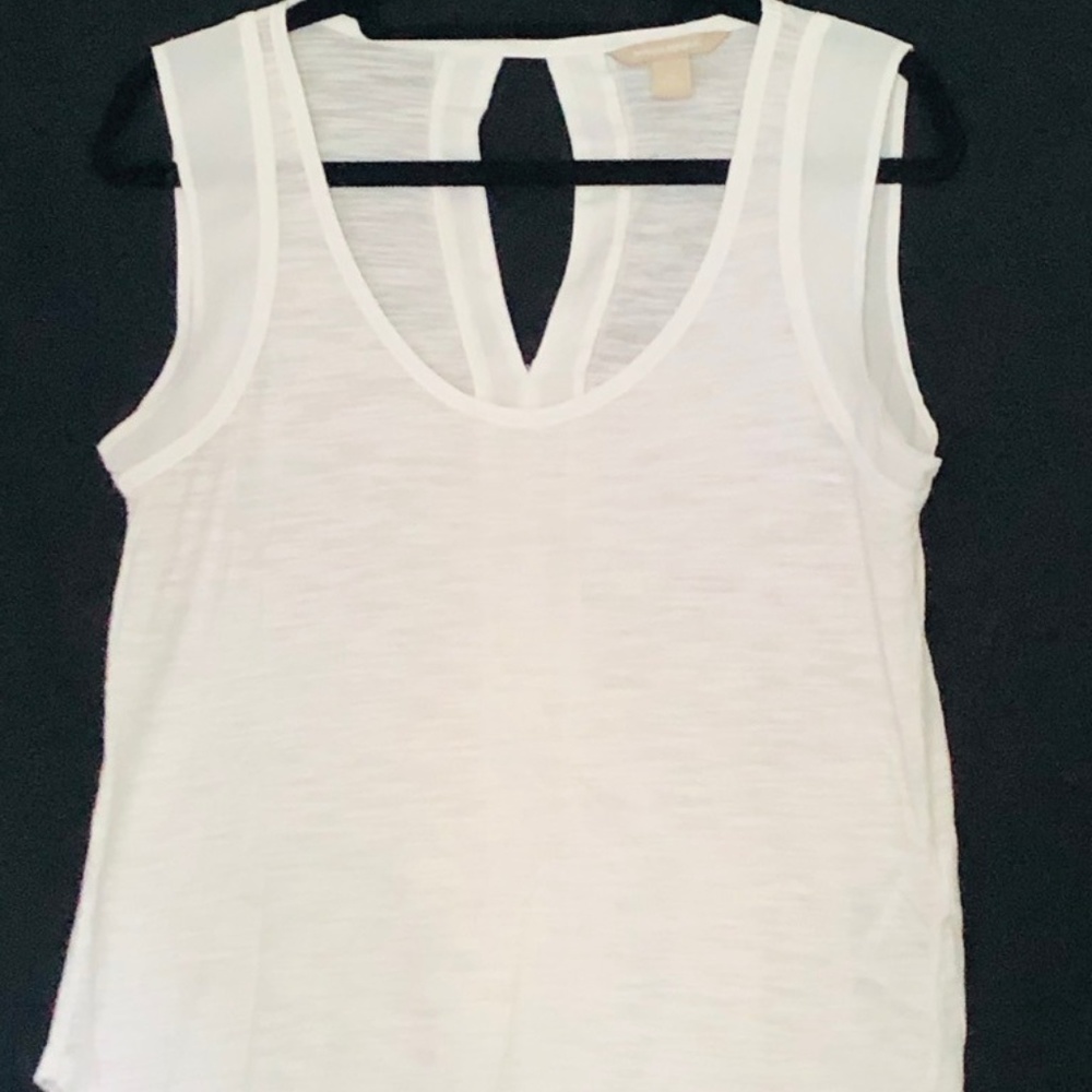 White Sleeveless top